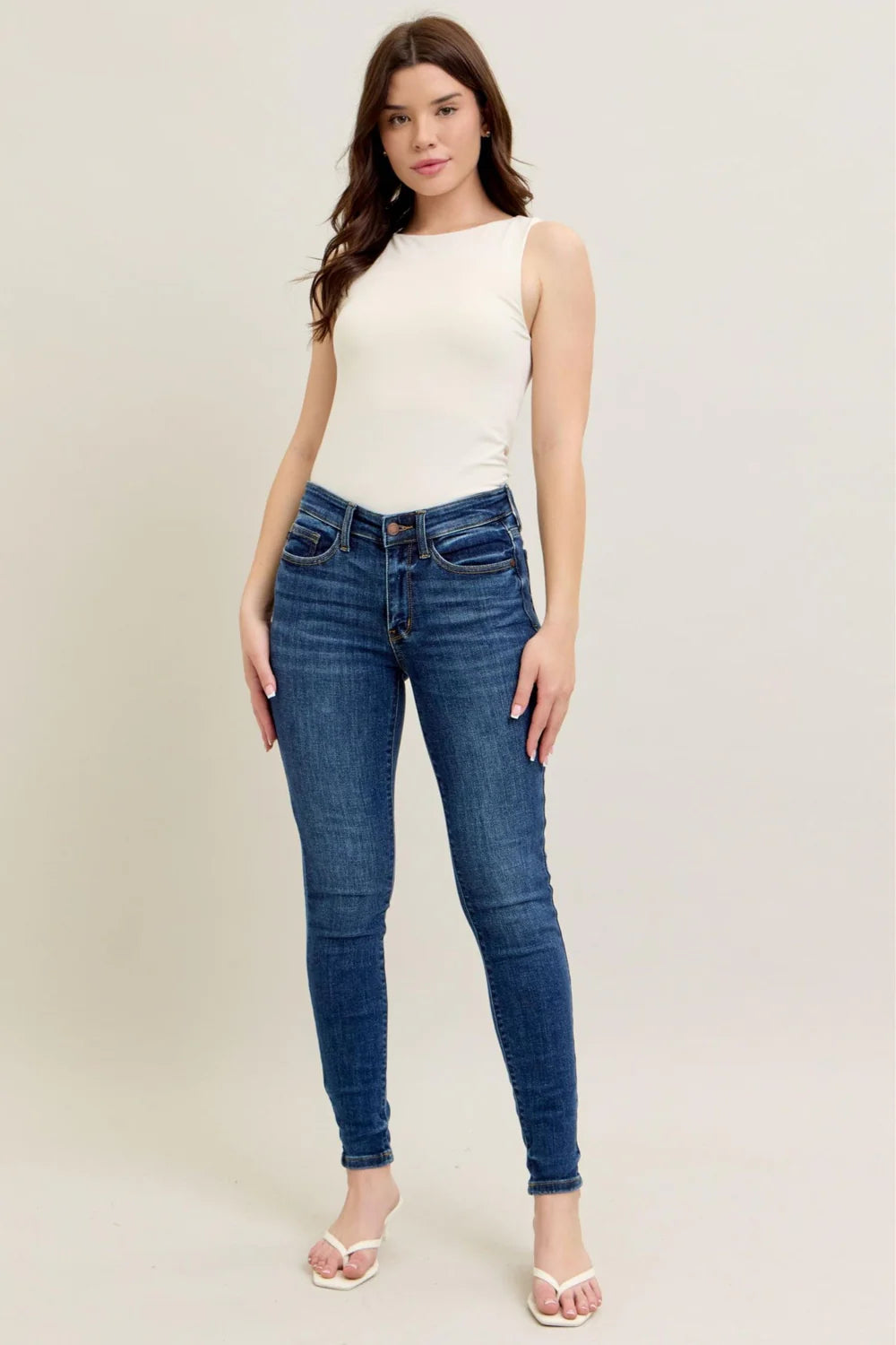 Judy Blue Jeans Mid Rise Skinny Fit