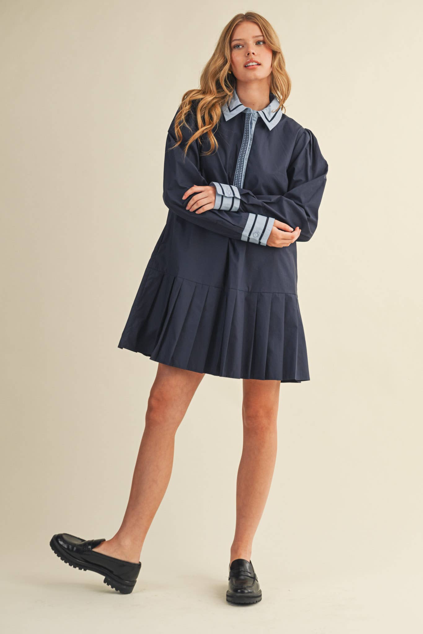 Blue Piper Dress