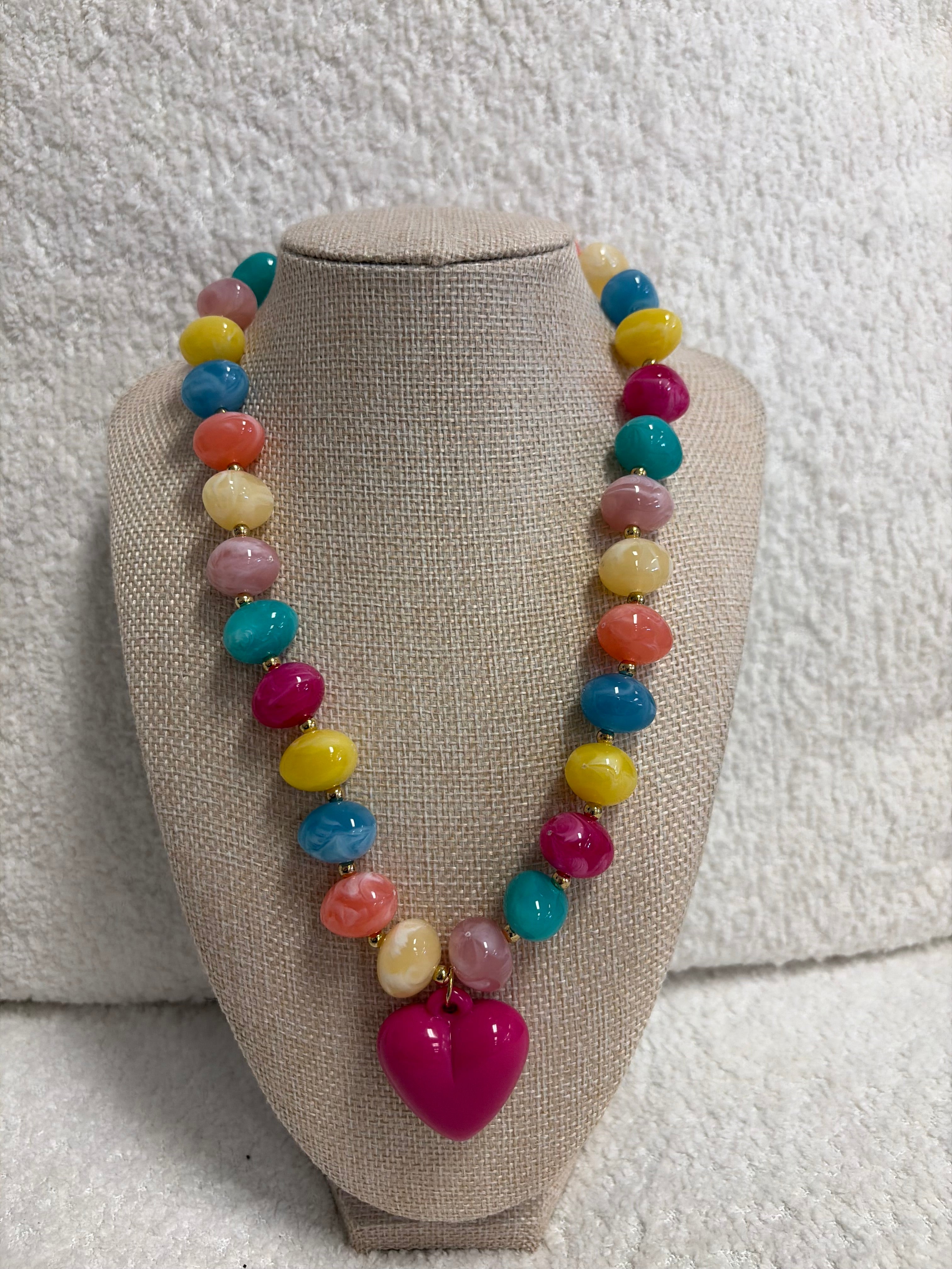 HART Colorful Hearts Necklace