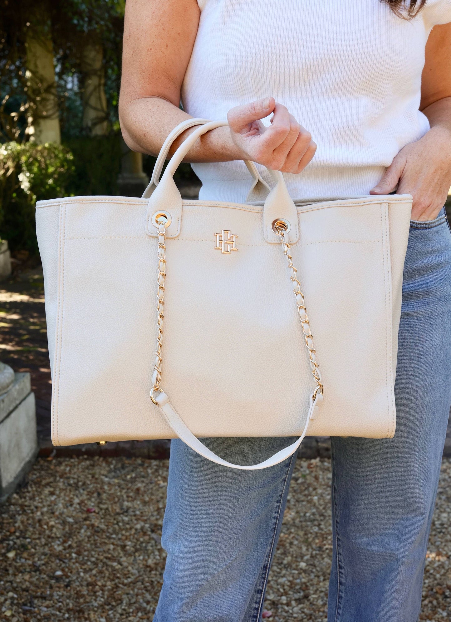 Melissa Tote Bag CREAM Caroline Hill