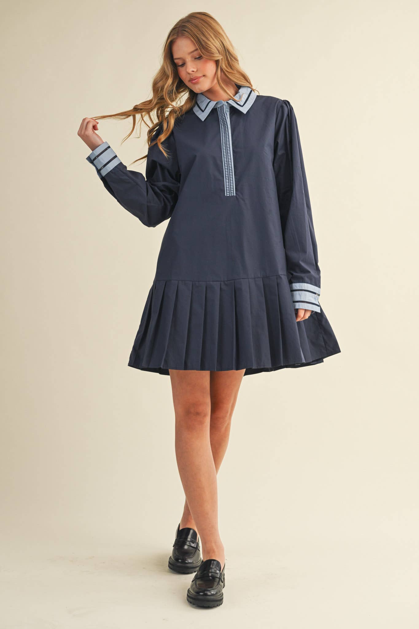 Blue Piper Dress