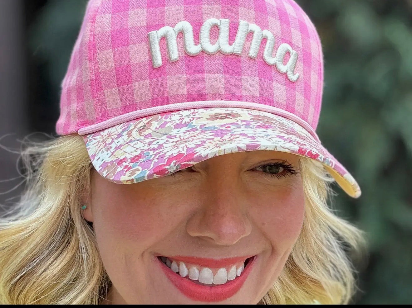 Mama Gingham Hat