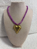 HART Purple Heart Necklace