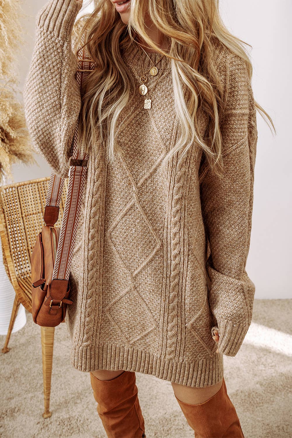 The Grace Knit Sweater Dress