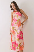 High Floral Dress