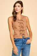 Eyelet Tie Top