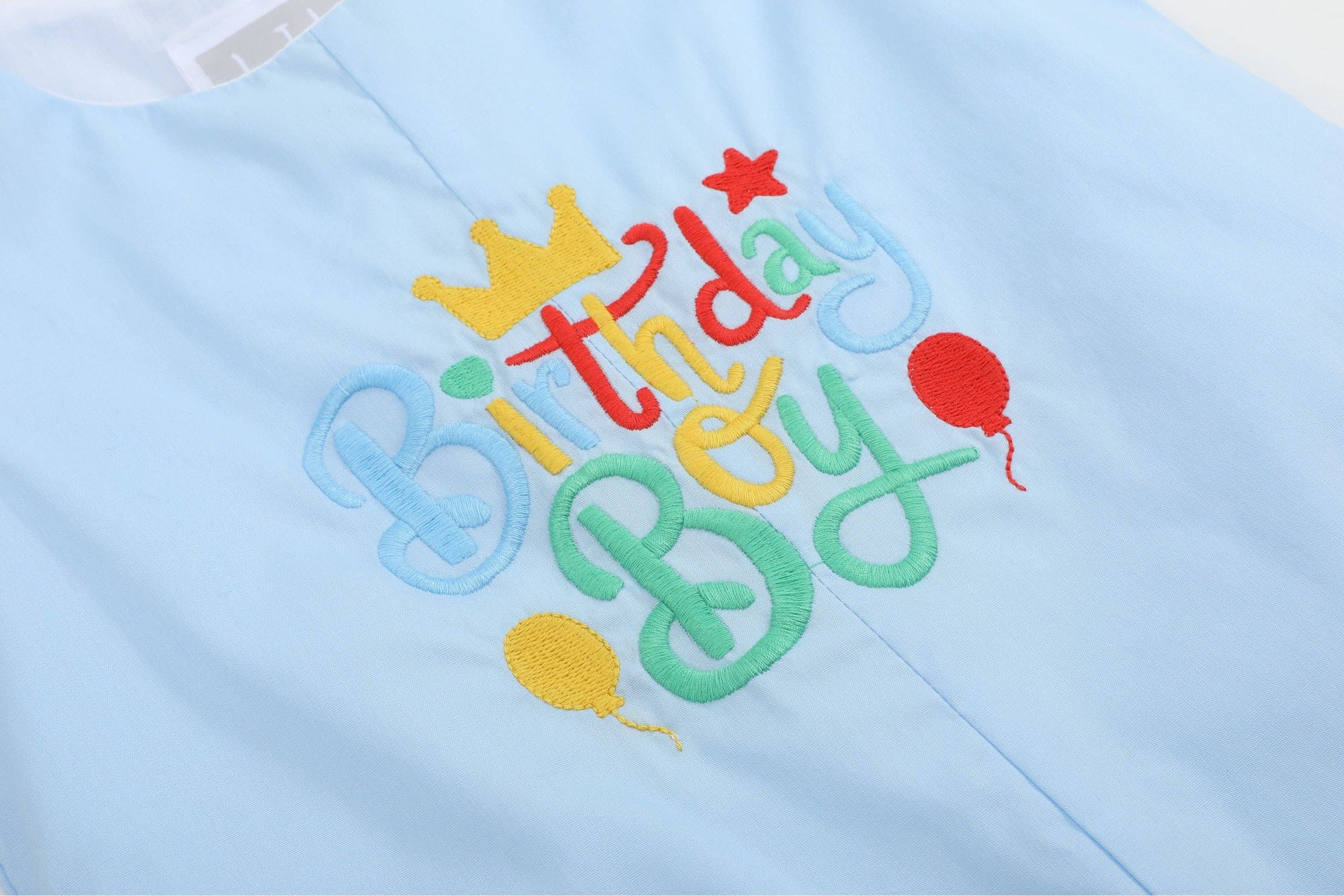 Birthday Boy Shortalls