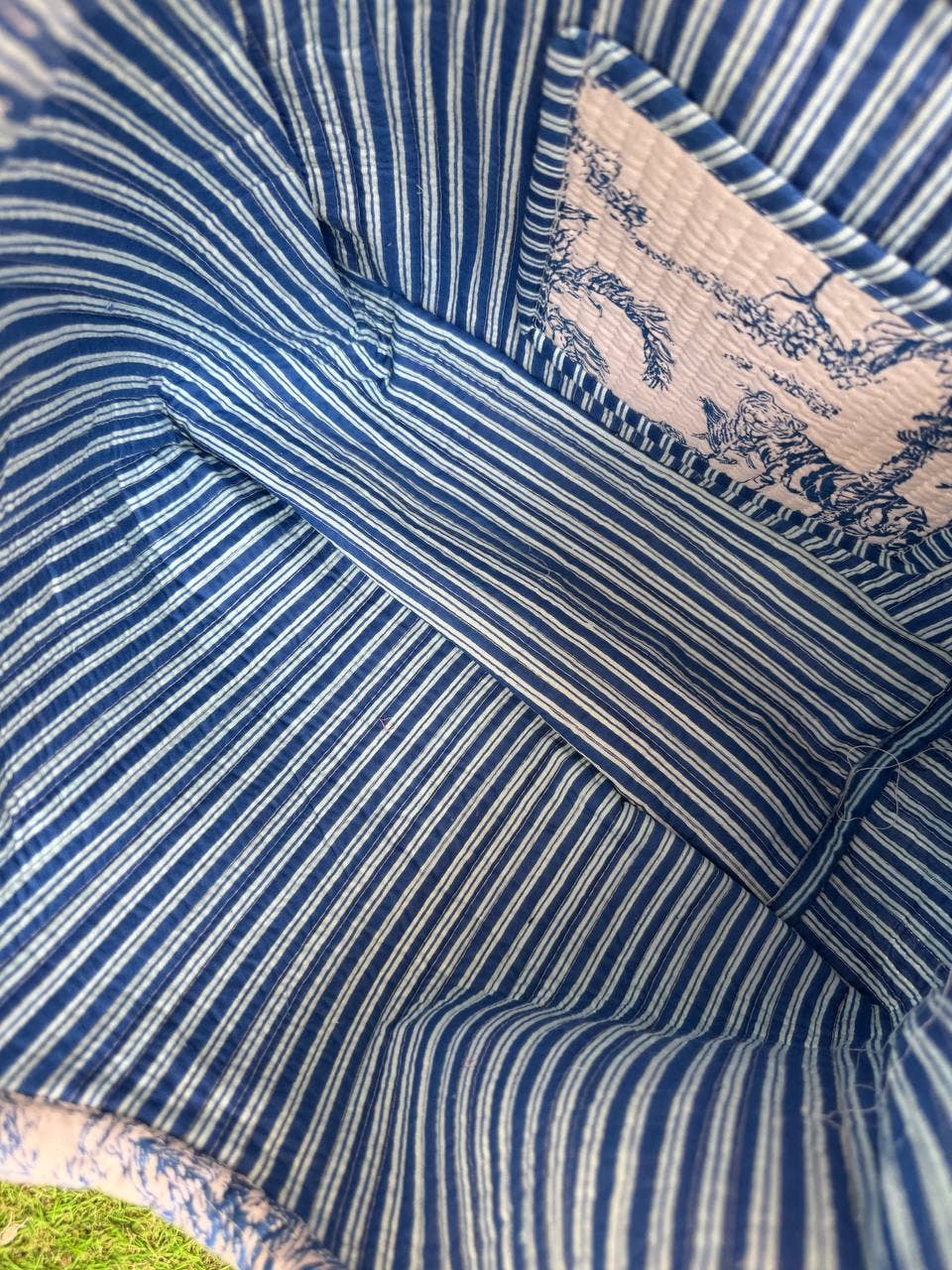 Handmade Cotton Printed Bag Shopping Bag Quilted Cotton Bags