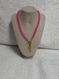HART Hot Pink Fishy Necklace