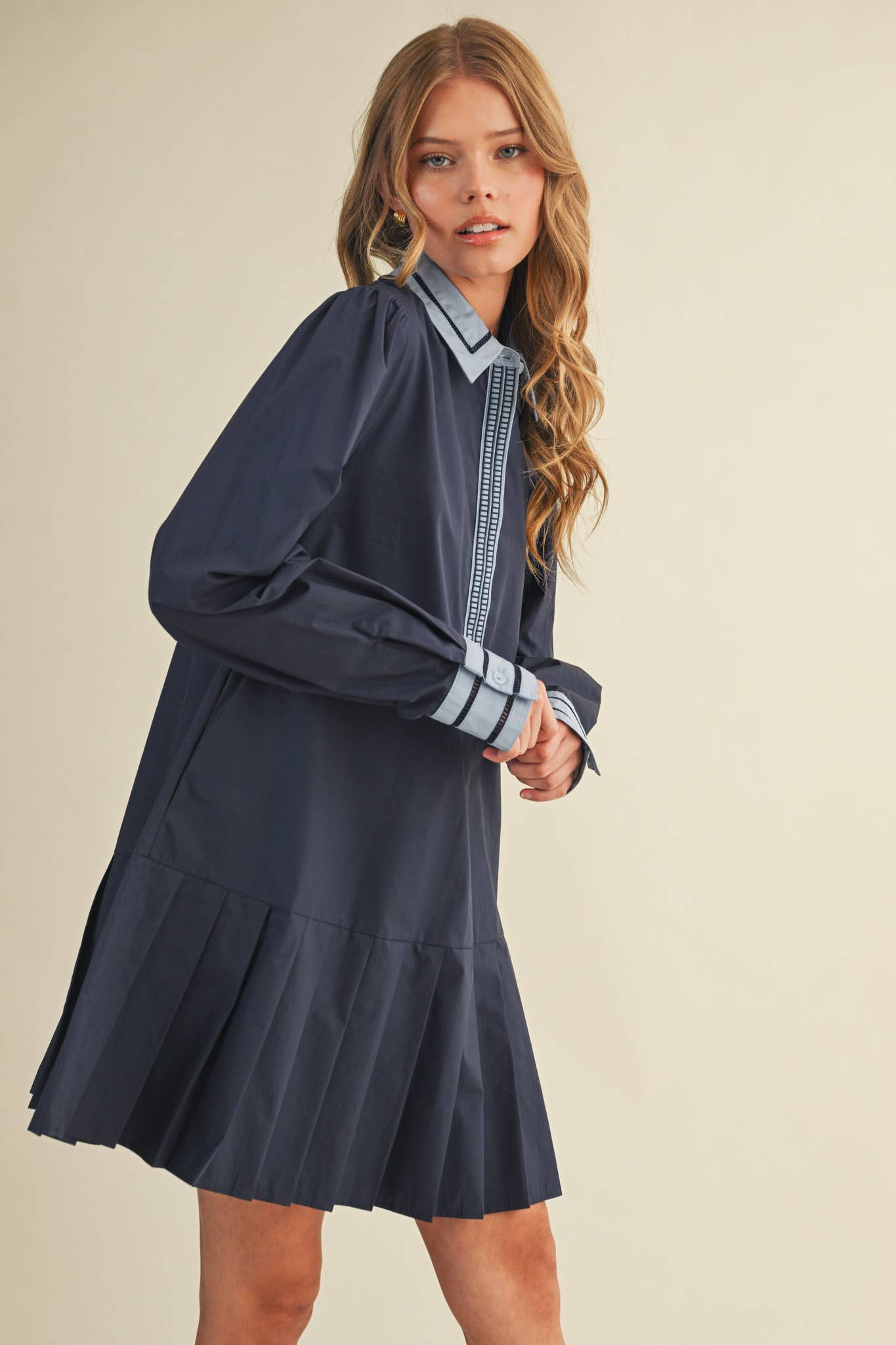 Blue Piper Dress