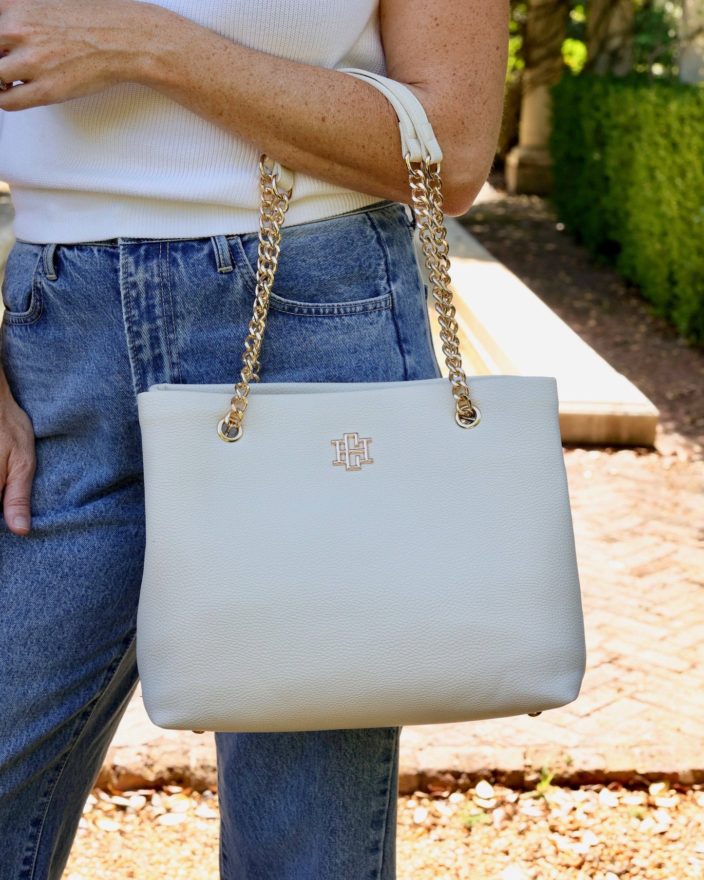 Blair Tote Cream Caroline Hill
