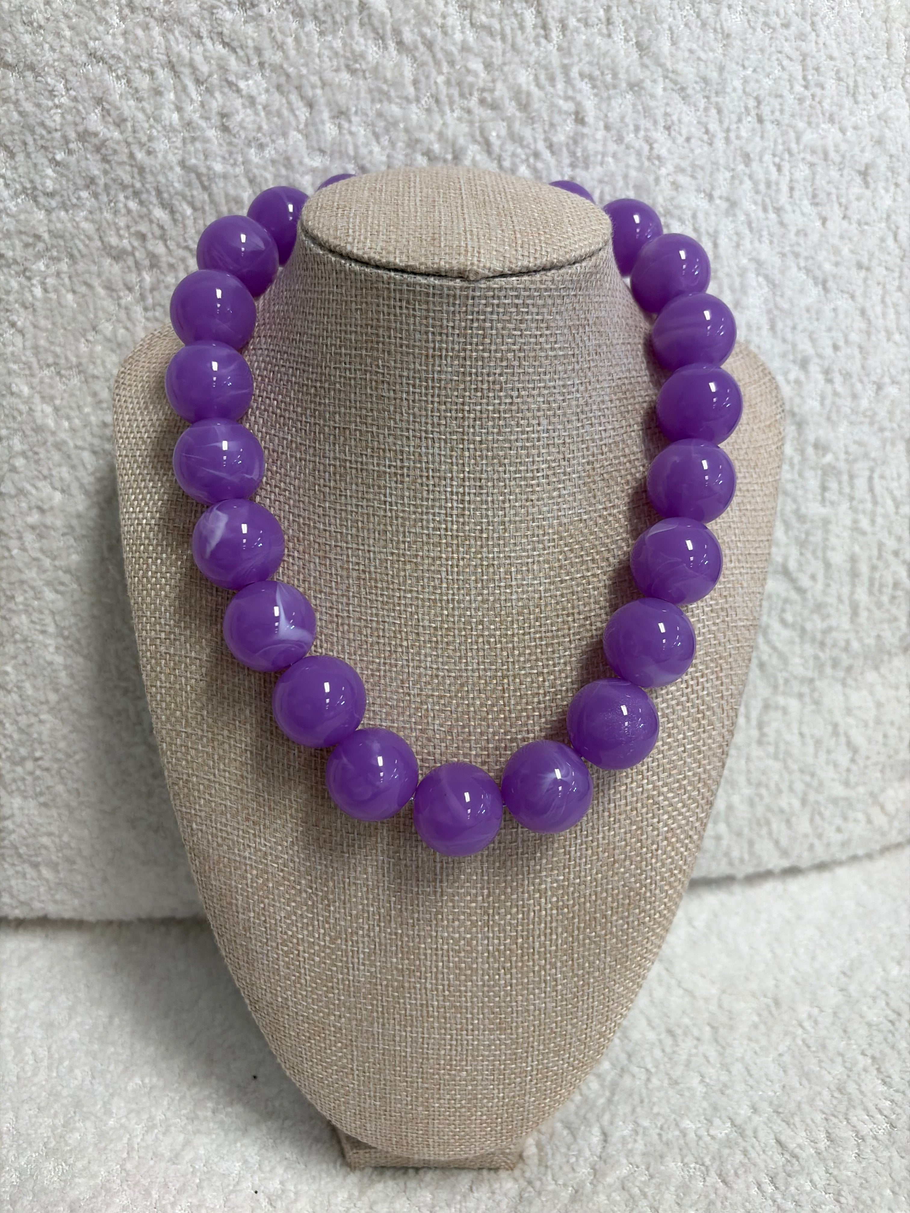 HART Purple Ball Necklace