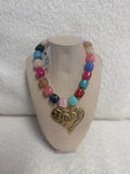 HART Colorful Heart Necklace