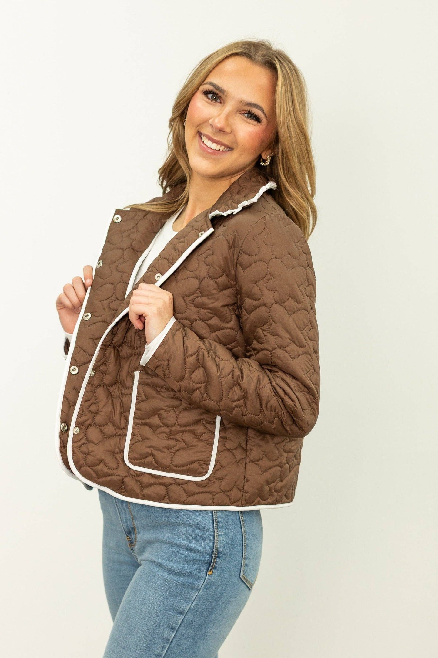 Chocolate Quilted Jacket