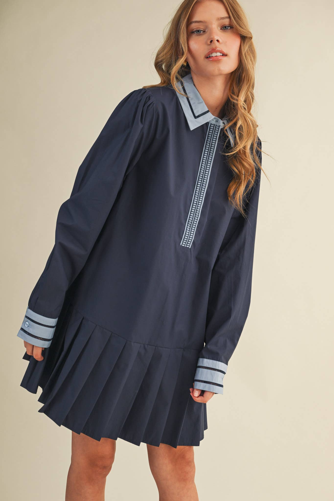 Blue Piper Dress