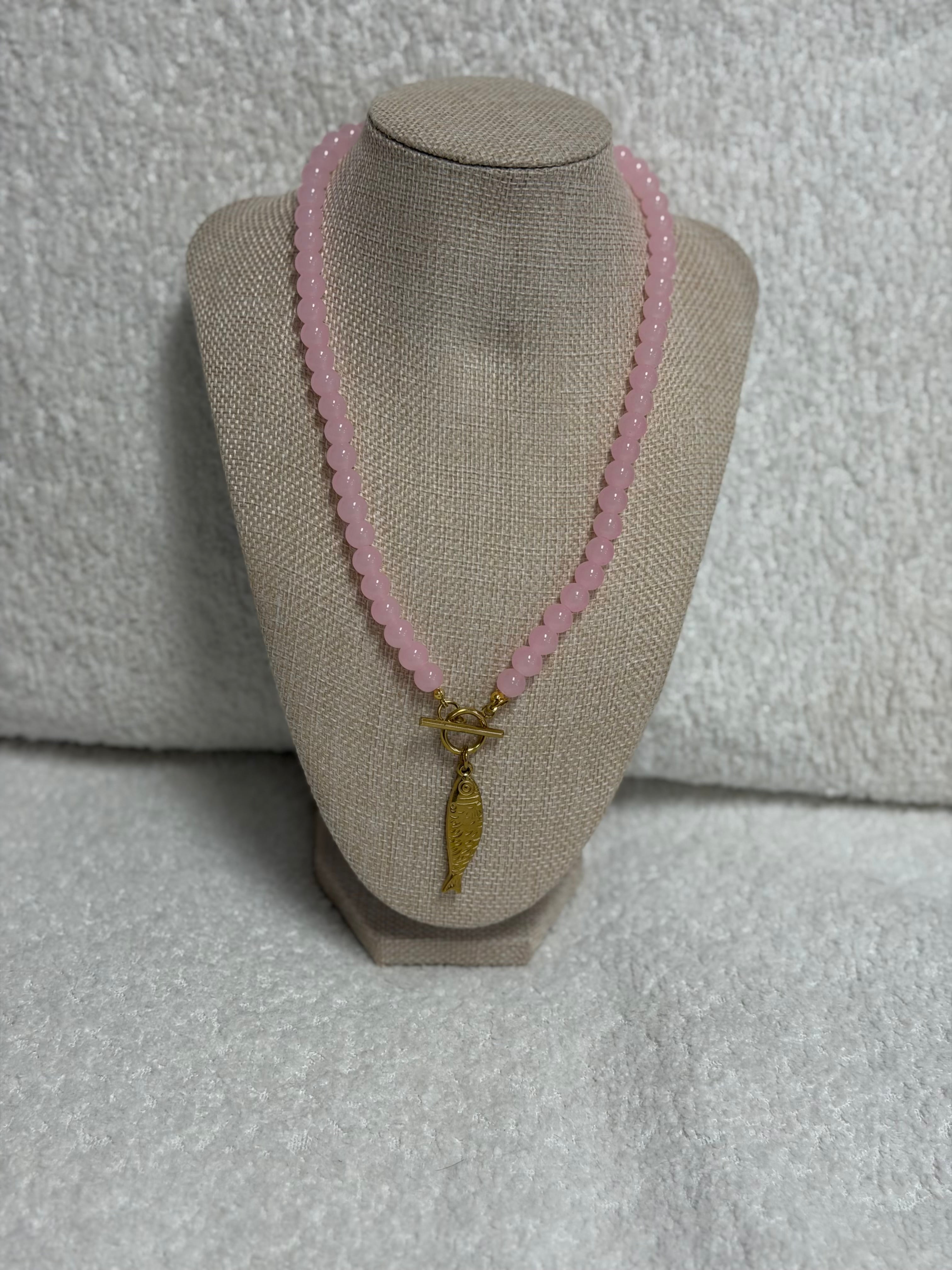 HART Baby Pink Fishy Necklace