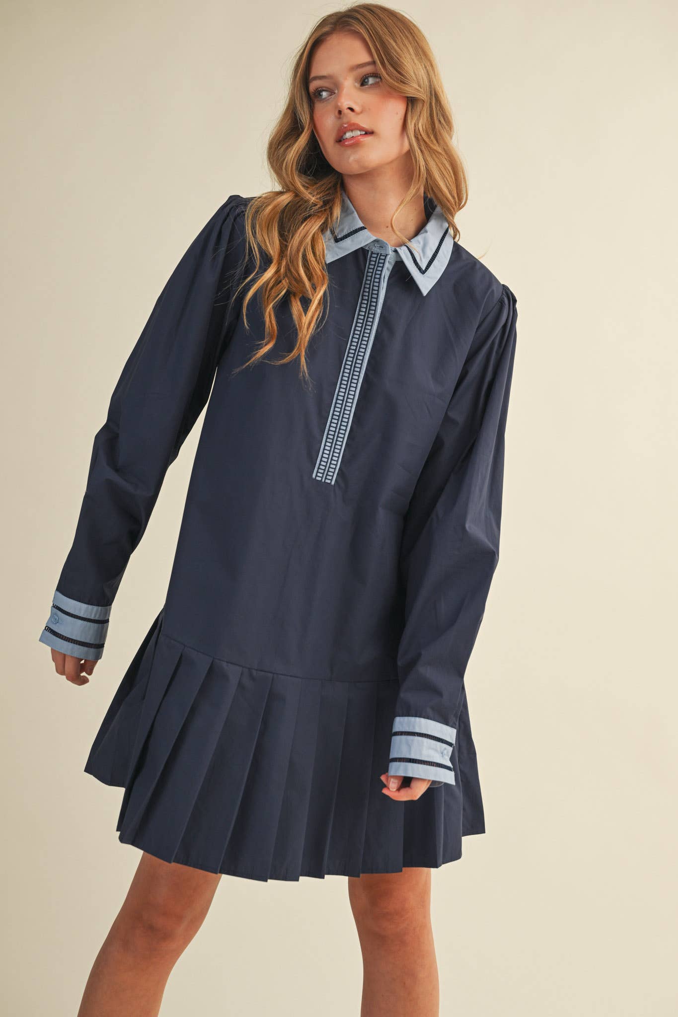 Blue Piper Dress