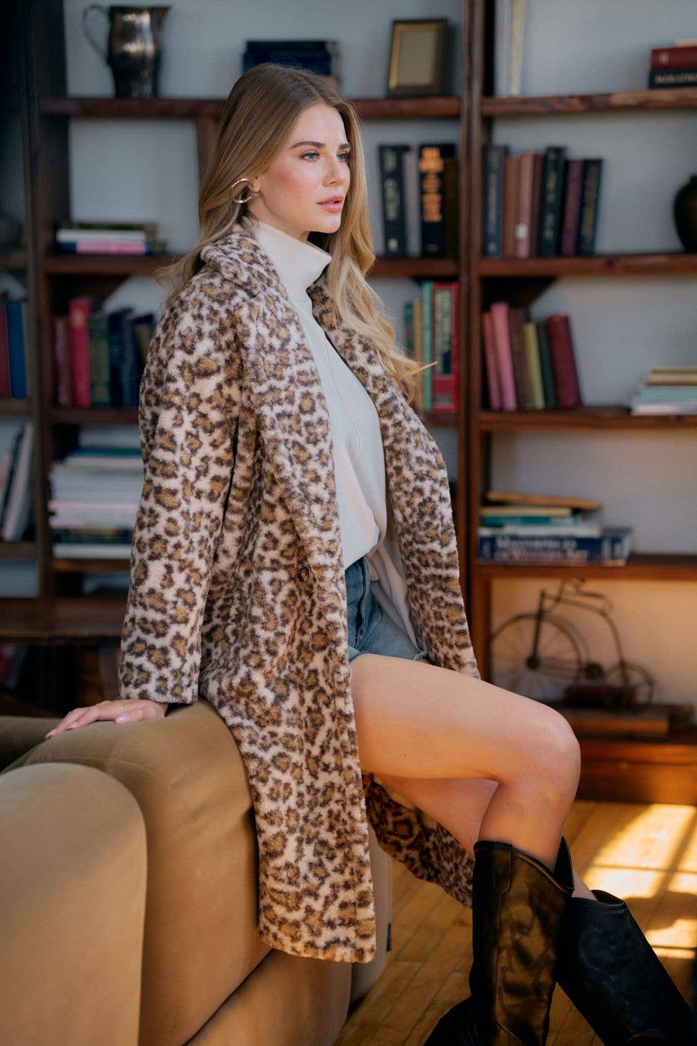 Kirby Leopard Coat