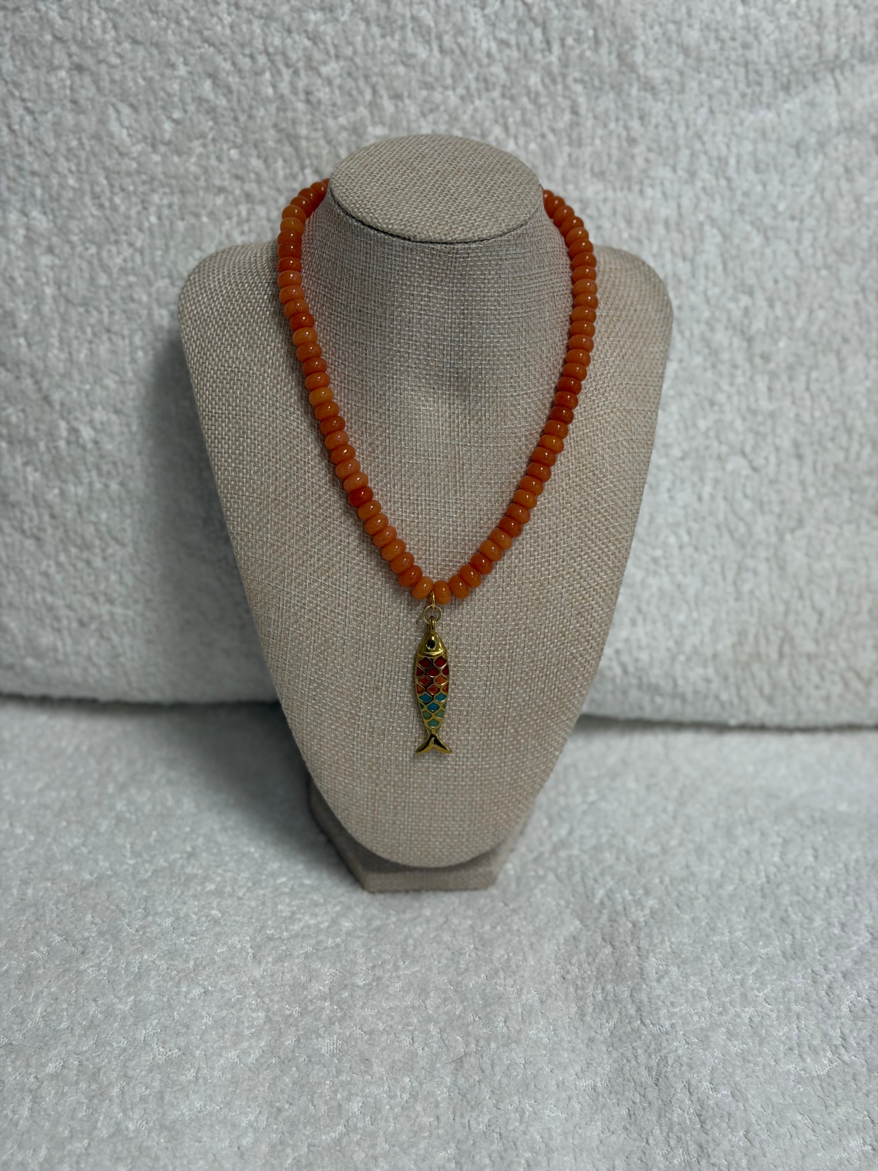 HART Orange Fishy Necklace