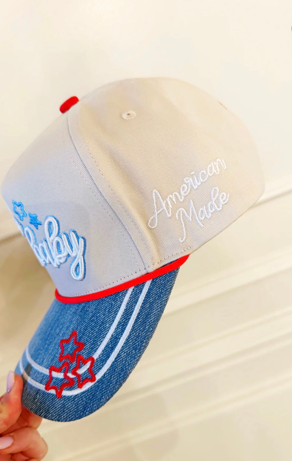 Blue Jean Baby Hat