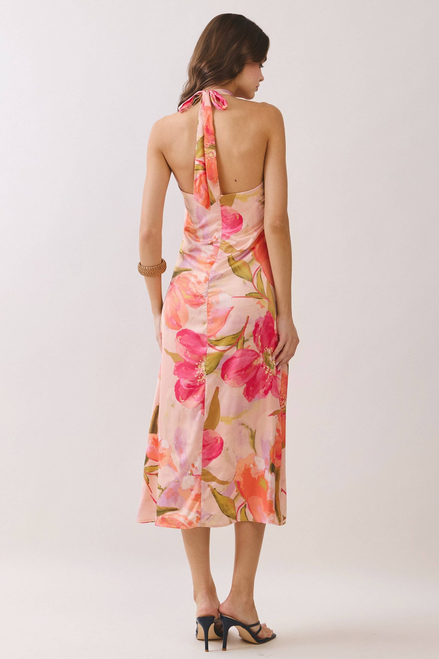 High Floral Dress