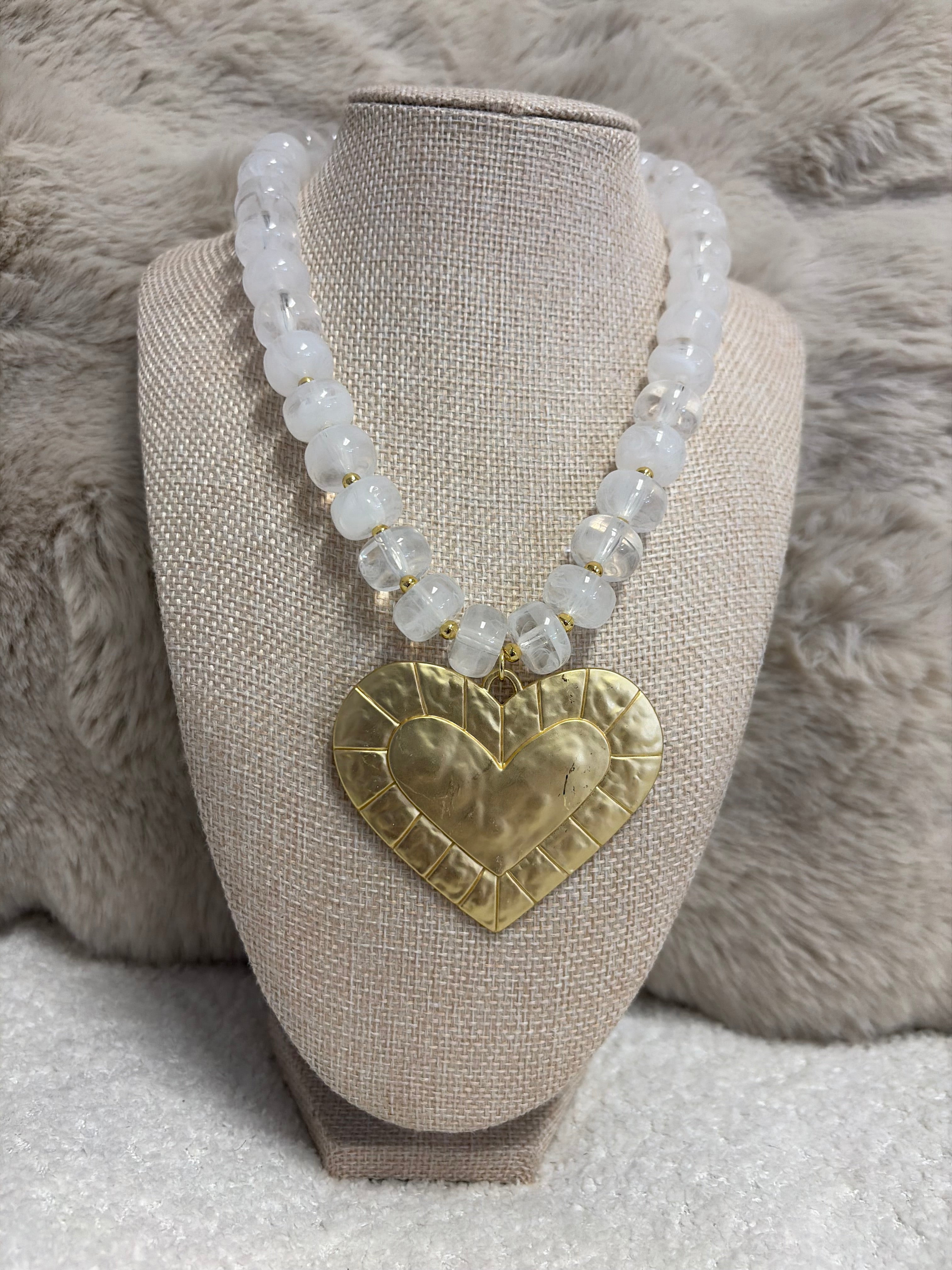 HART Clear Heart Necklace