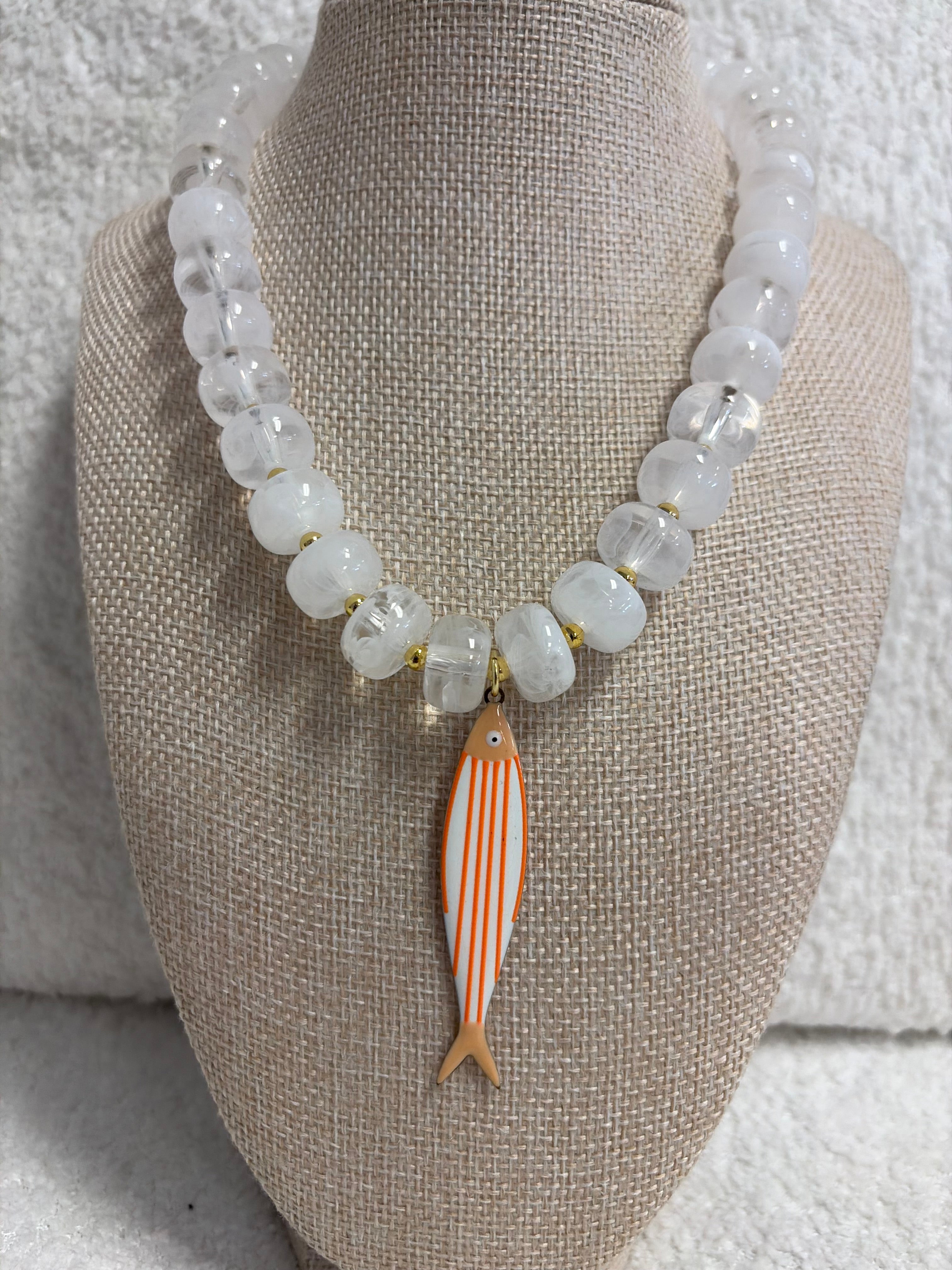 HART Orange Fishy Necklace