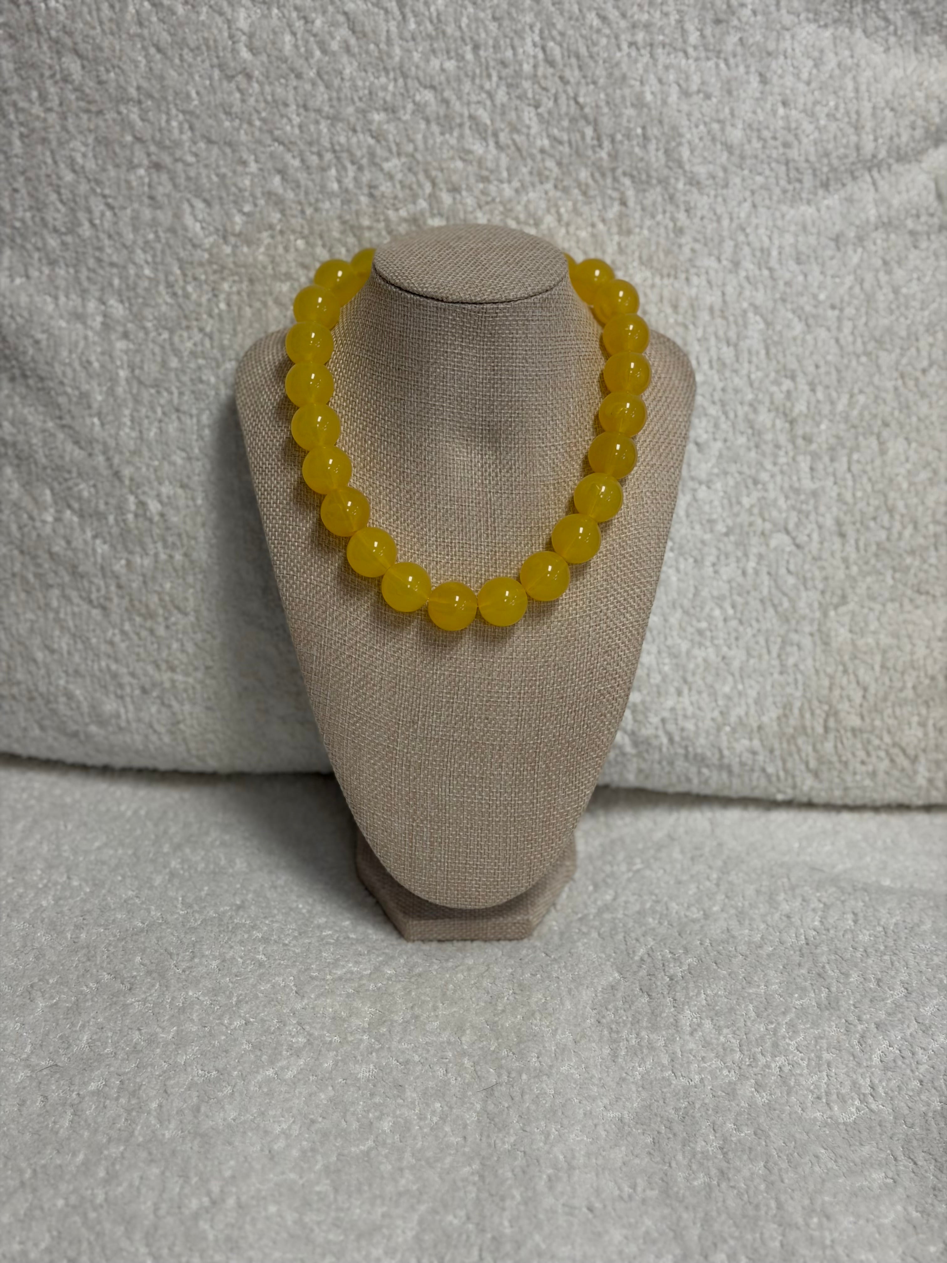 HART Yellow Ball Necklace