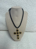 HART Black Cross Necklace