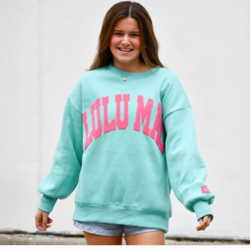 Lulu Mac Aqua/Mint Pink