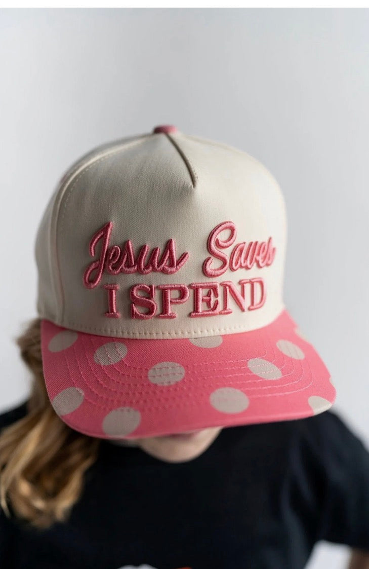 Jesus Saves I Spend Hat