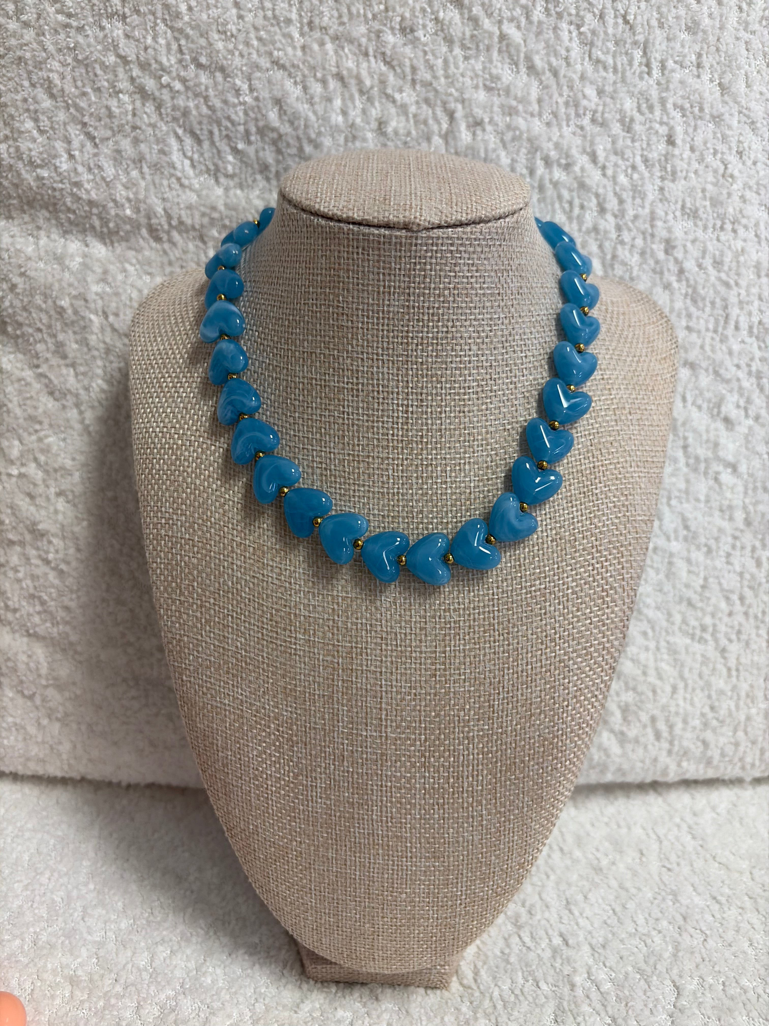 HART Blue Hearts Necklace