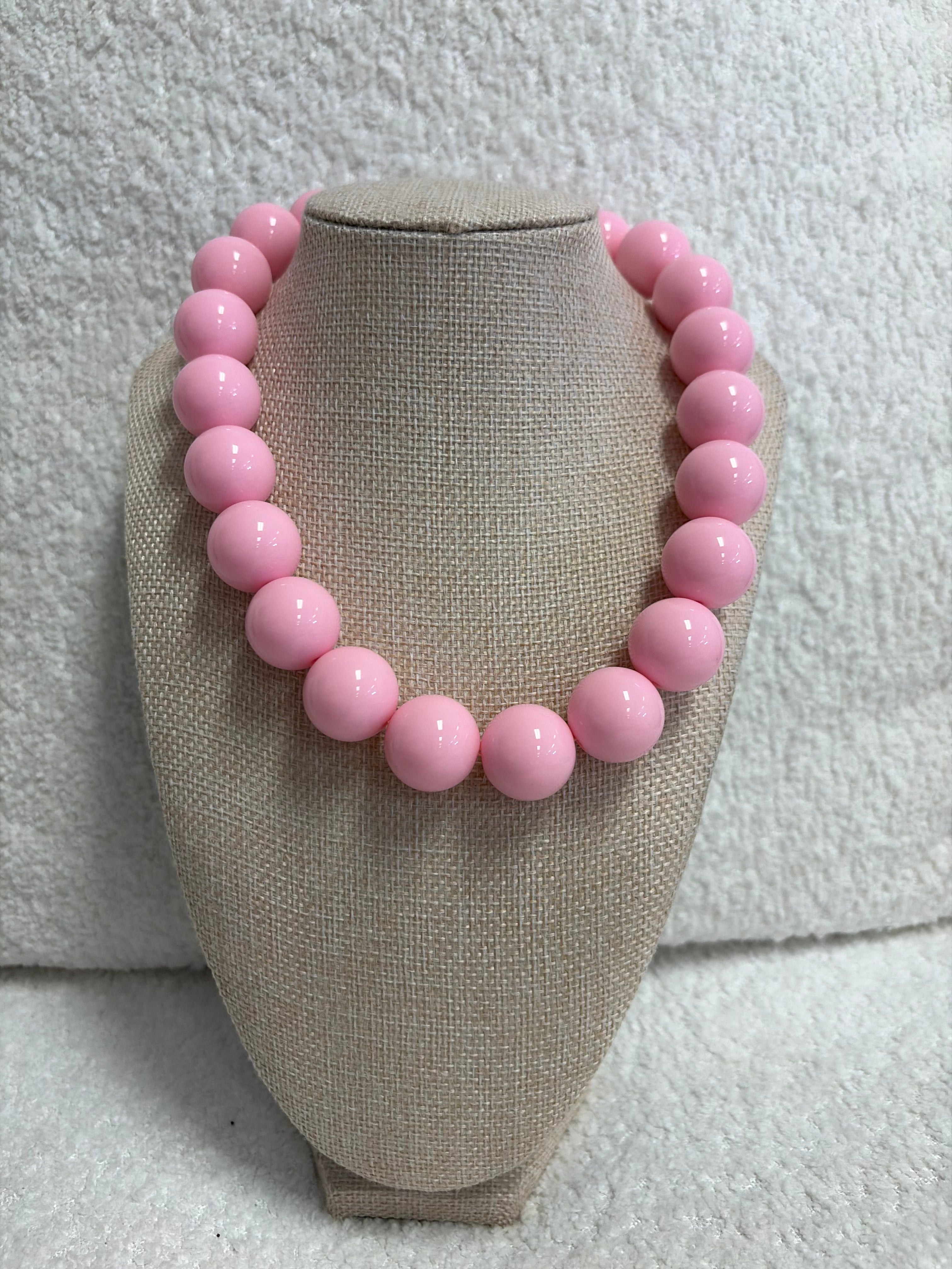 HART Pink Ball Necklace