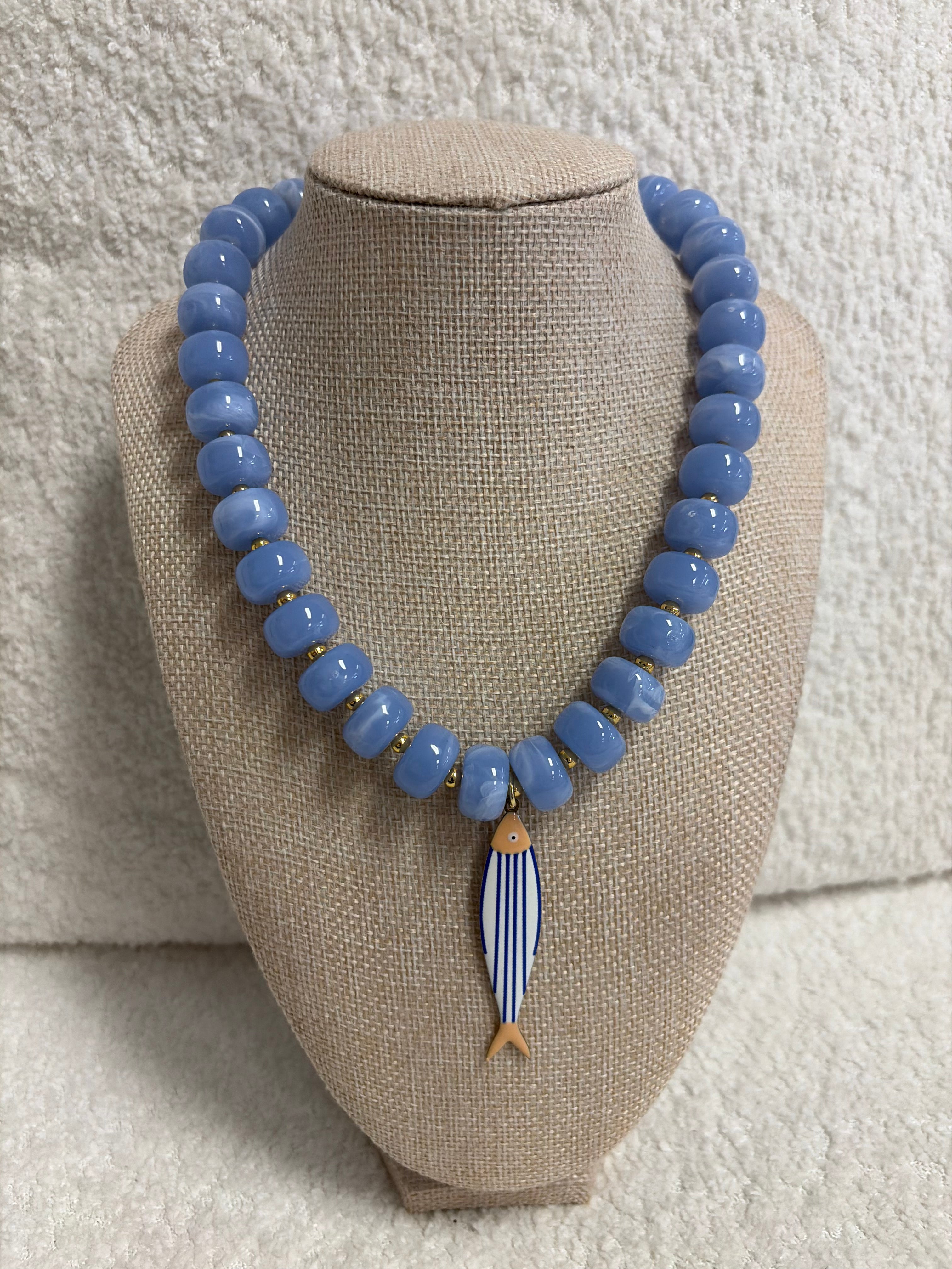 HART Fishy Necklace Blue