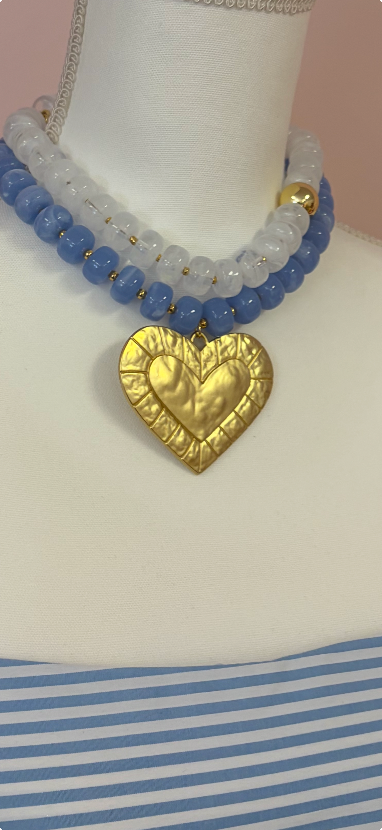 HART Blue Heart Necklace