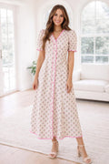 Pink Scallop Dress