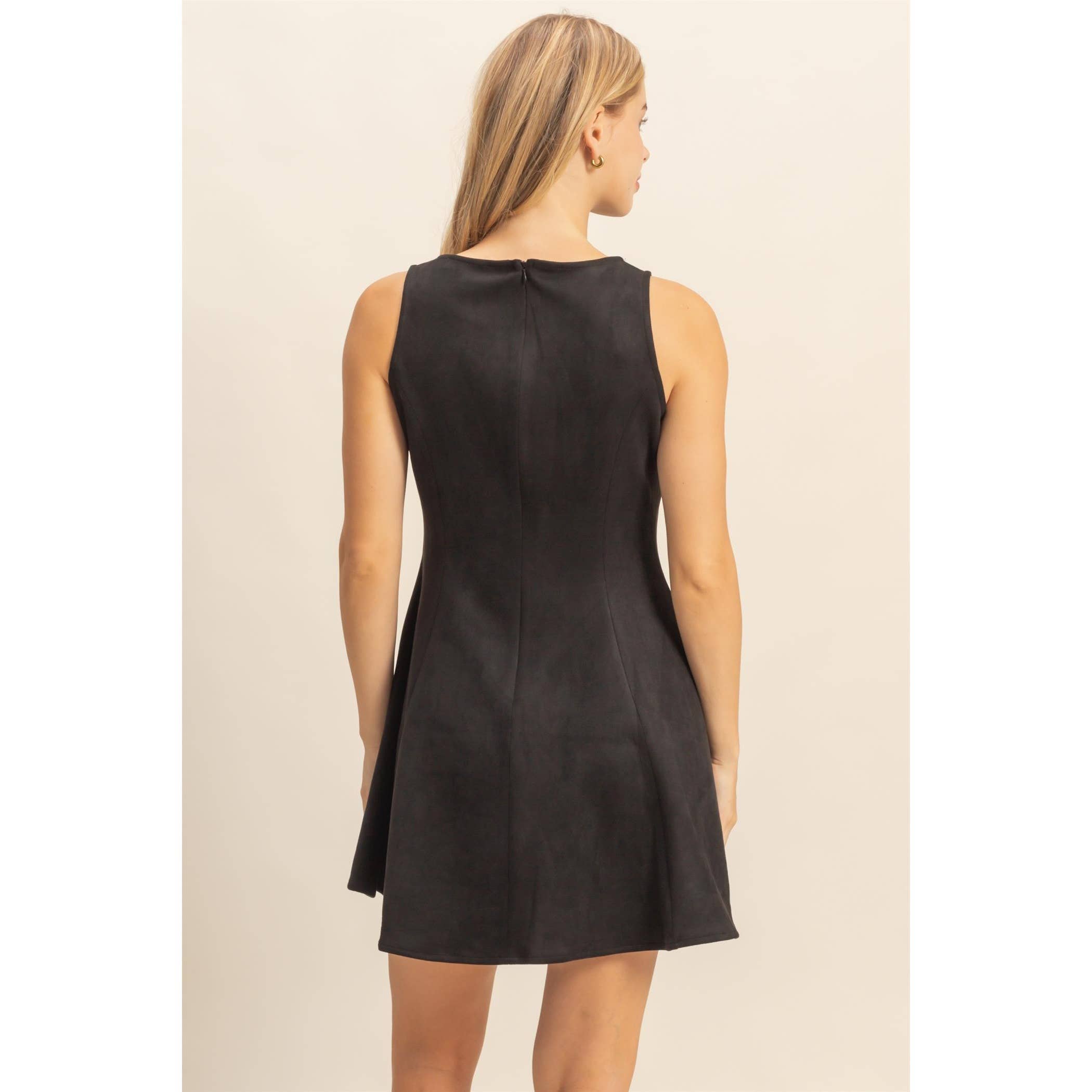Sally Suede Dress