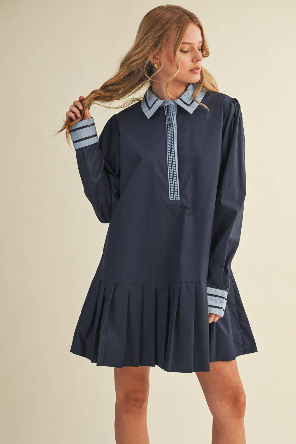 Blue Piper Dress