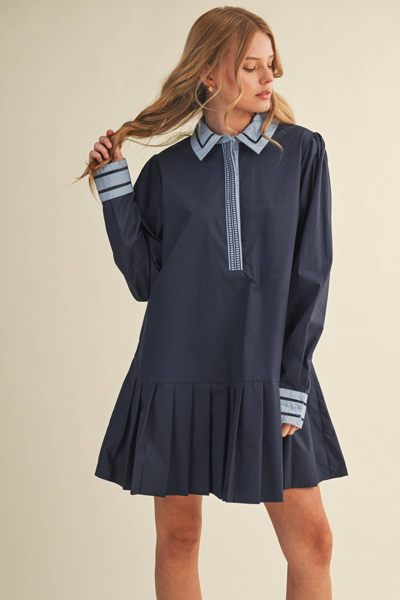 Blue Piper Dress
