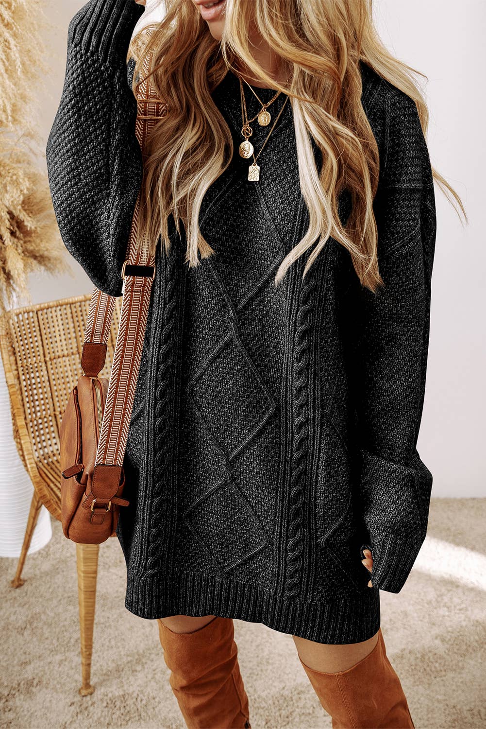 The Grace Knit Sweater Dress