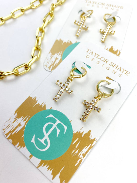 Cross Earrings