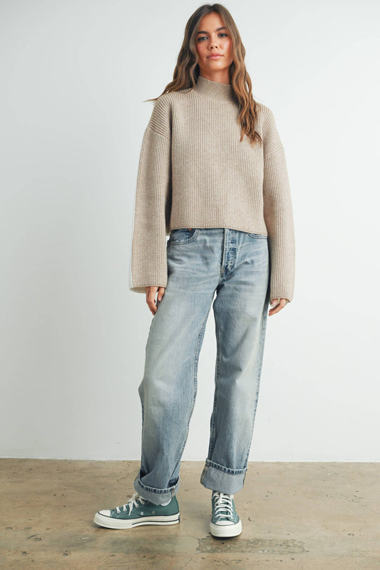 Two Toned Love Sweater