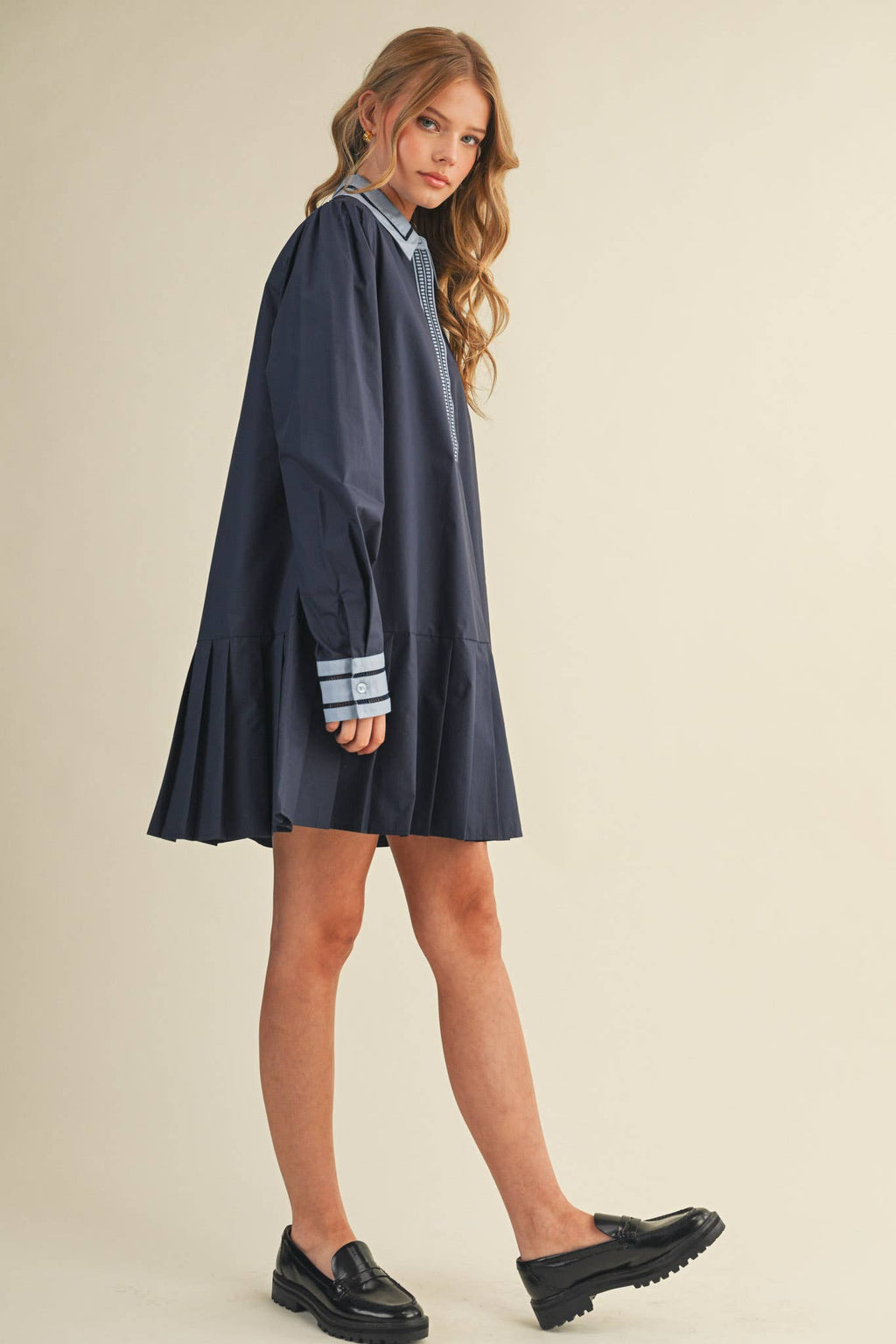 Blue Piper Dress