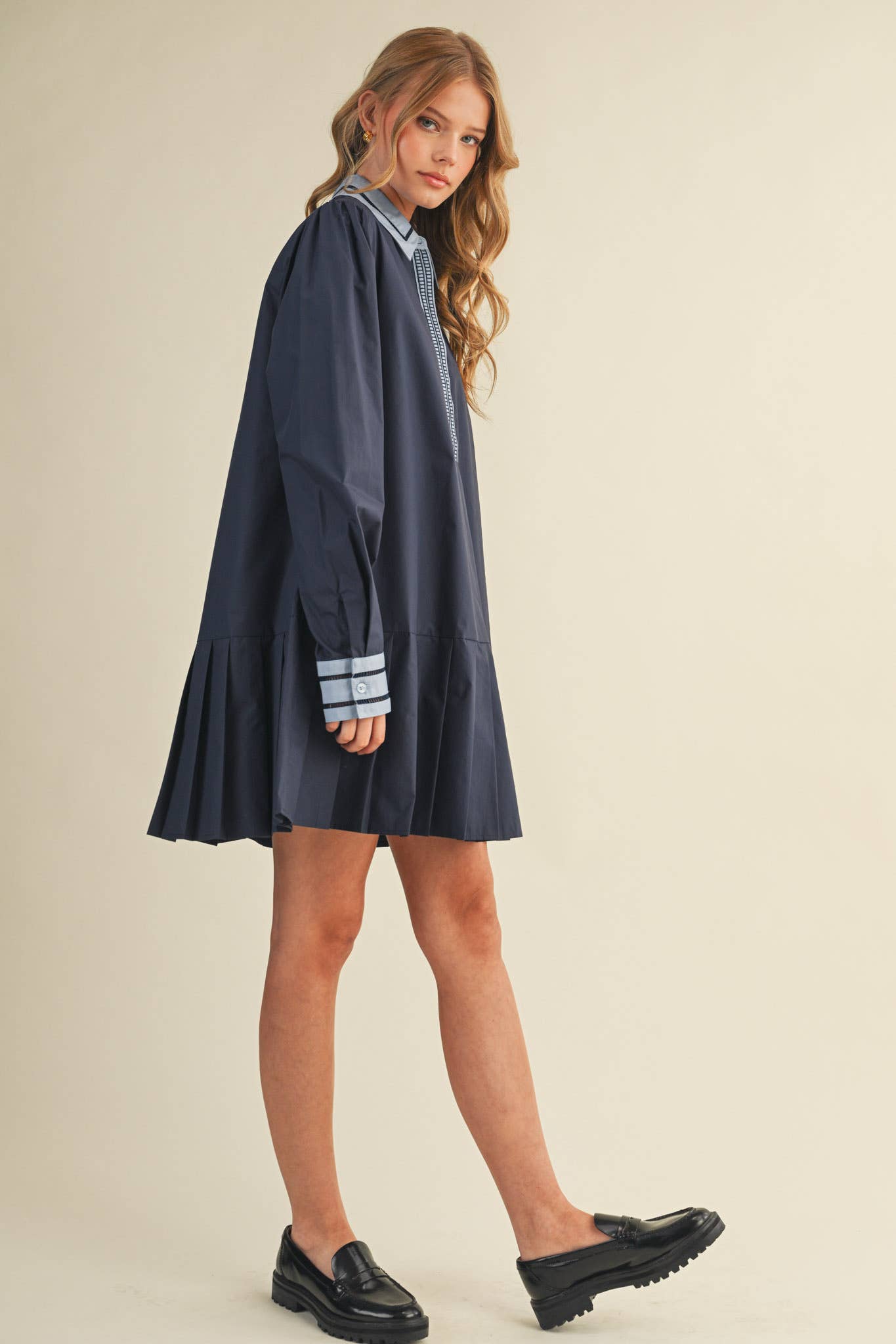 Blue Piper Dress