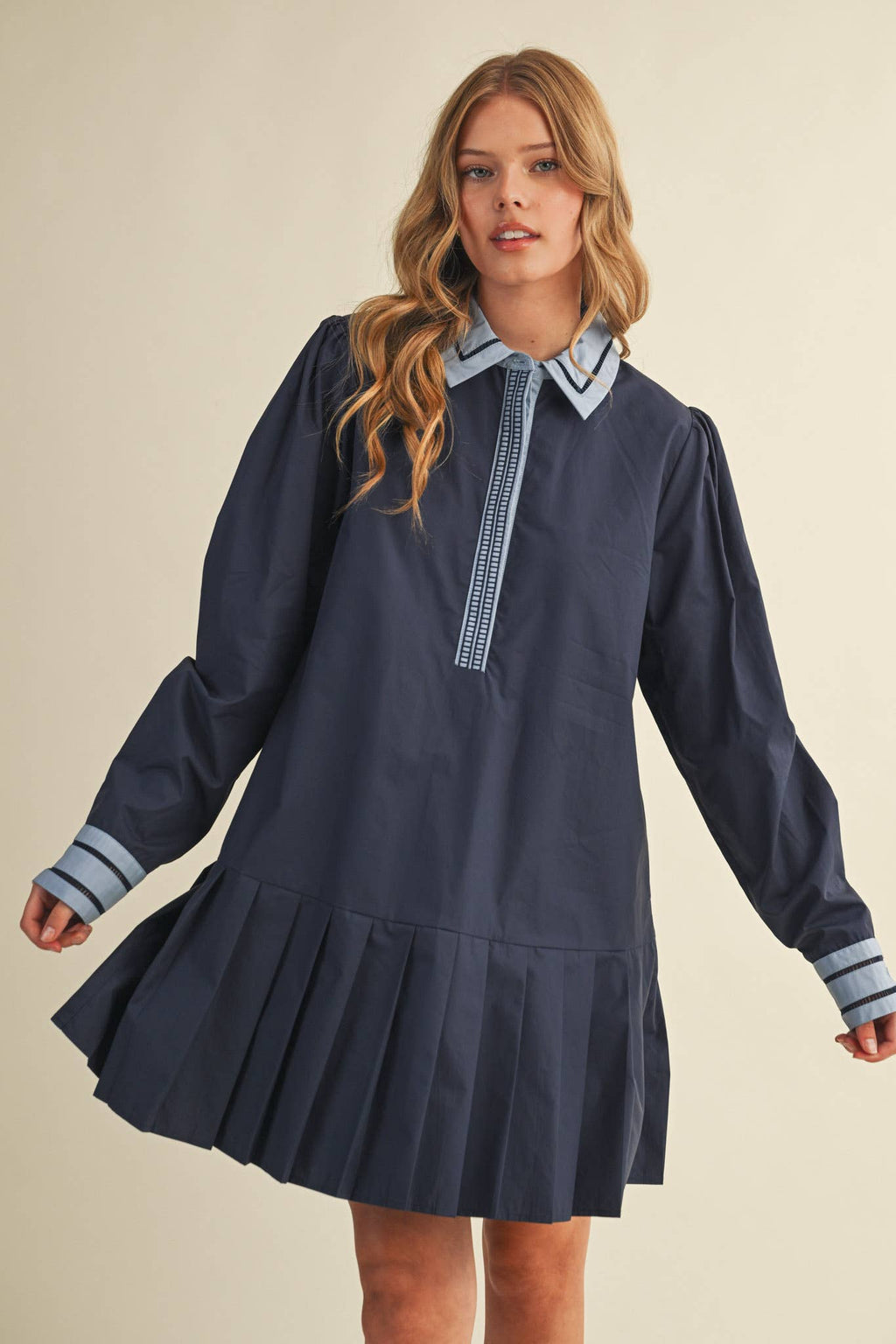 Blue Piper Dress