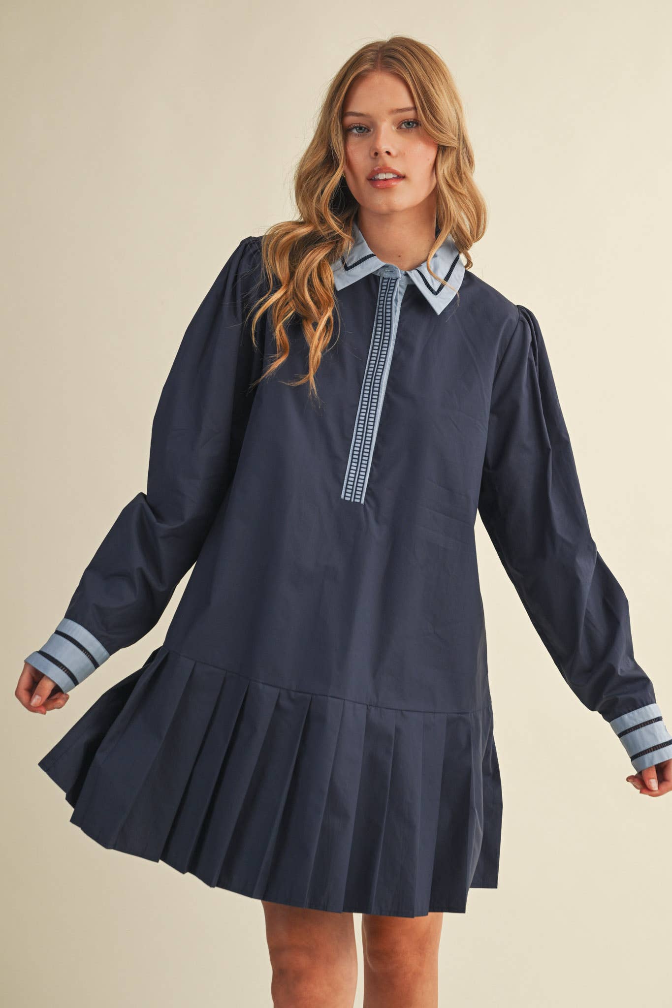 Blue Piper Dress