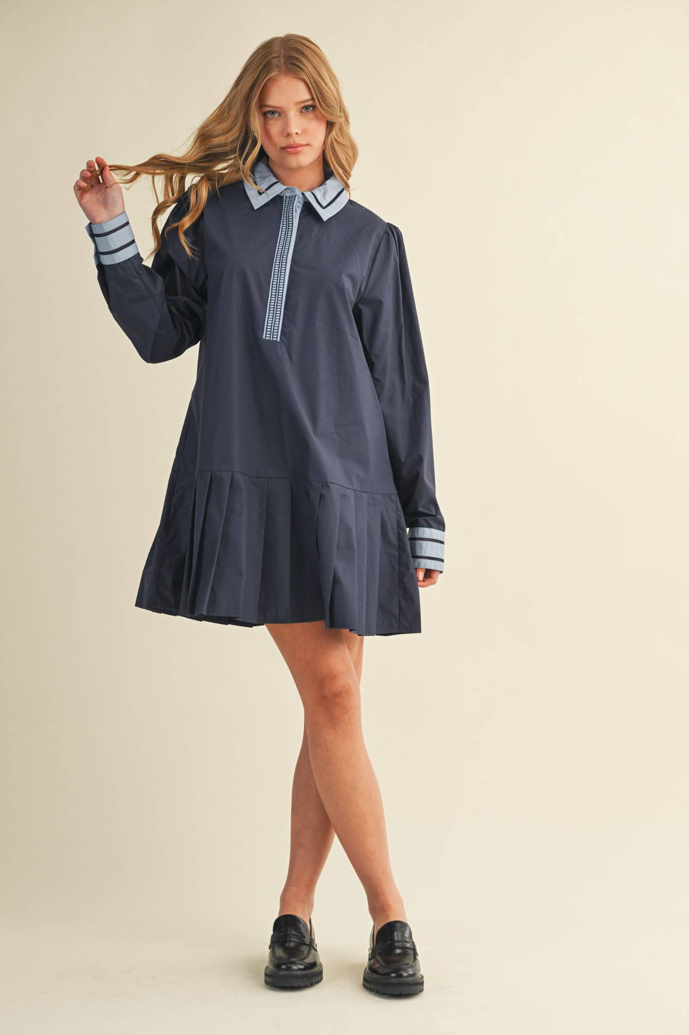 Blue Piper Dress